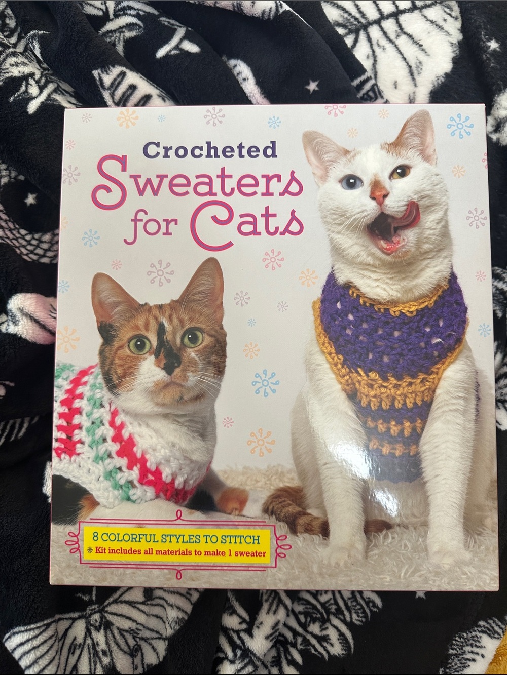 NWT Unopened Crocheted Sweaters for Cats Kit